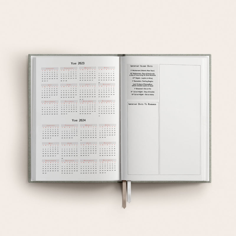 Weekly 2023 Annual Planner Olive