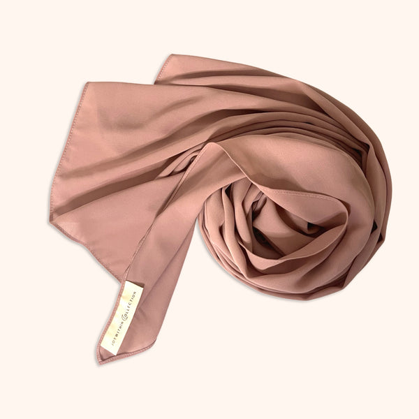 Joy Within Premium Medinah Chiffon Hijab- Blush